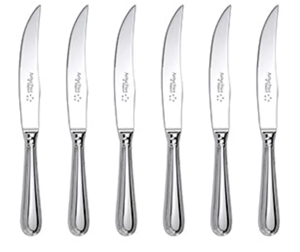 Arthur Price Bead*Bead Box Of 6 Steak Knives Of England