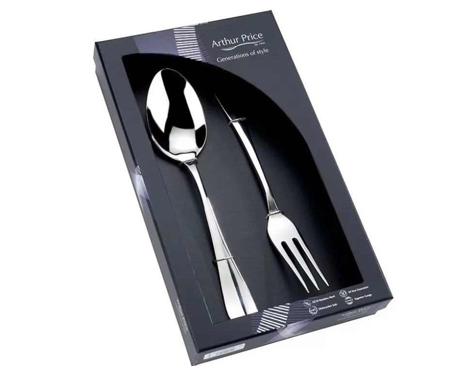 Arthur Price Baguette*Everyday Classic Baguette Box Of Large Serving Spoon And Fork