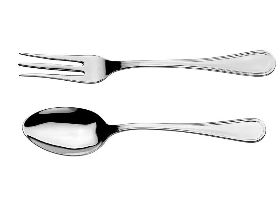 Arthur Price Britannia*Everyday Classic Britannia Box Of Large Serving Spoon And Fork (New)