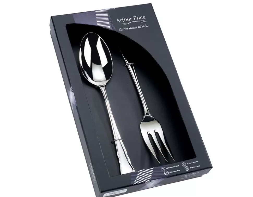 Arthur Price Dubarry*Everyday Classic Dubarry Box Of Large Serving Spoon And Fork (New)
