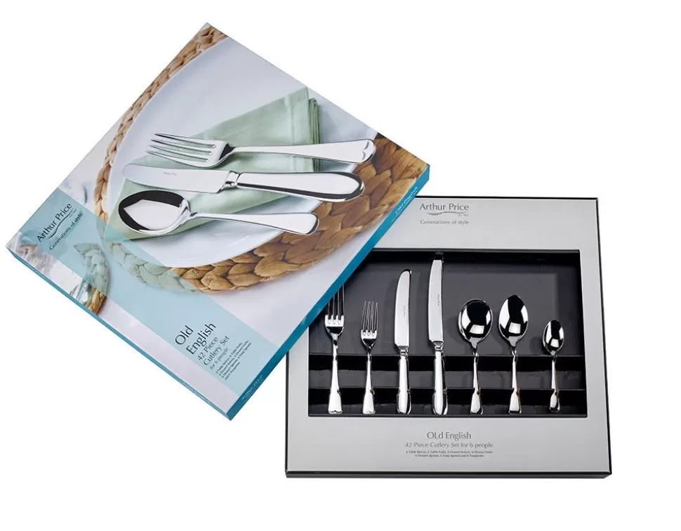 Arthur Price Old English*Everyday Classic Old English 42 Piece 6 Person Box Set