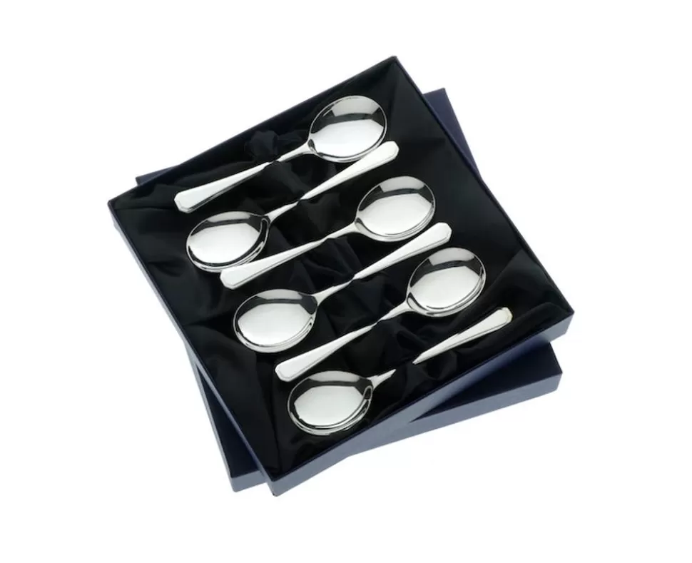 Arthur Price Grecian*Grecian 6 Fruit Spoons Of England